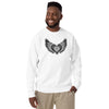 Winged Heart Block Print Sweatshirt