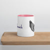 Winged Heart Colored Mug