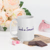 White glossy mug - Smooch Logo