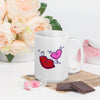 White glossy mug - Smooch Logo