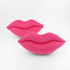 Another pair of Hot Pink lips shaped decorative pillows.